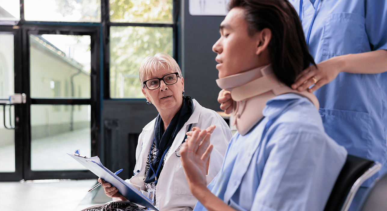 car accident other insurance company doctor