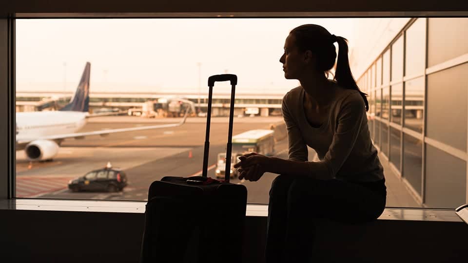 woman airport