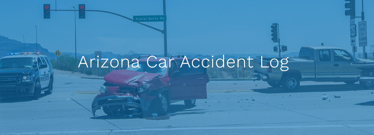 arizona car accident log head